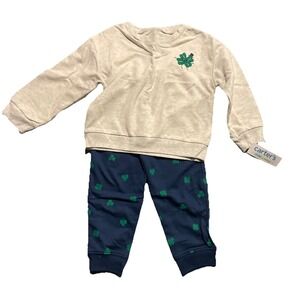 Infant & Toddler Boys 3T Gray & Navy Outfit St Patricks Sweatshirt & Pants